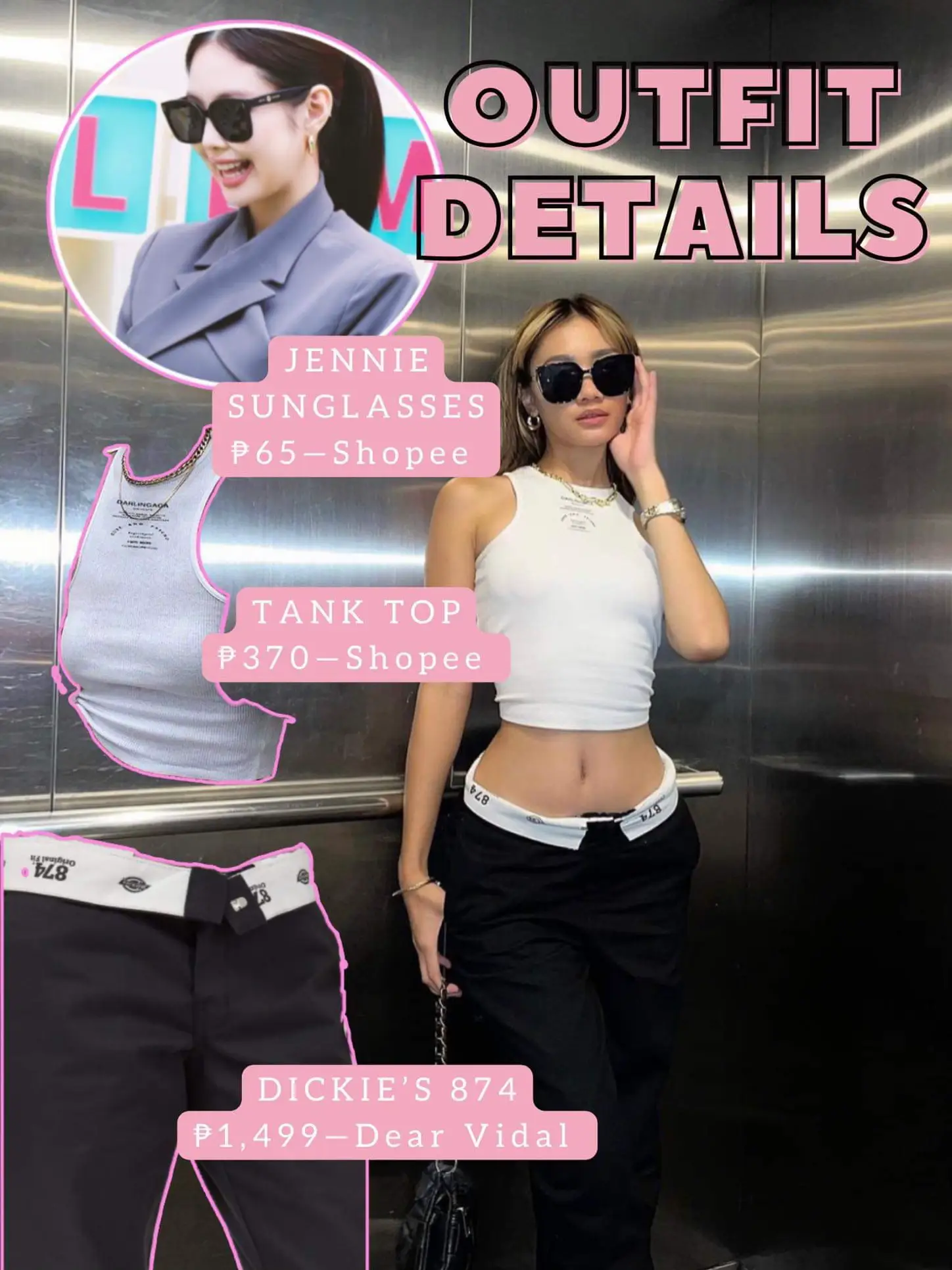 Recreating Jennie Kim's Dance Practice Outfit ?? | Gallery posted by  Juilliana | Lemon8