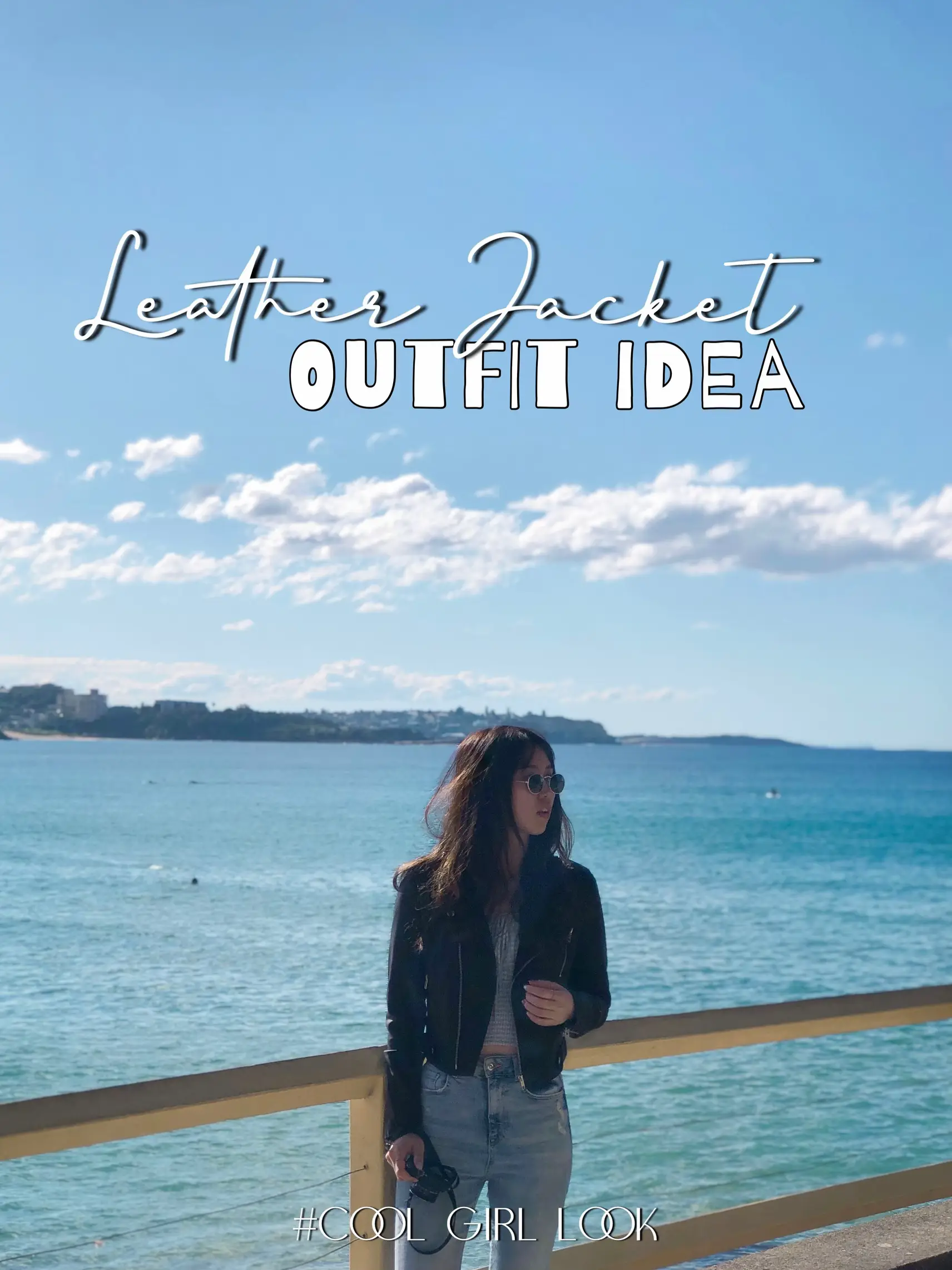 Leather jacket outfit idea: cool girl look ? | Galeri disiarkan oleh  ? | Lemon8