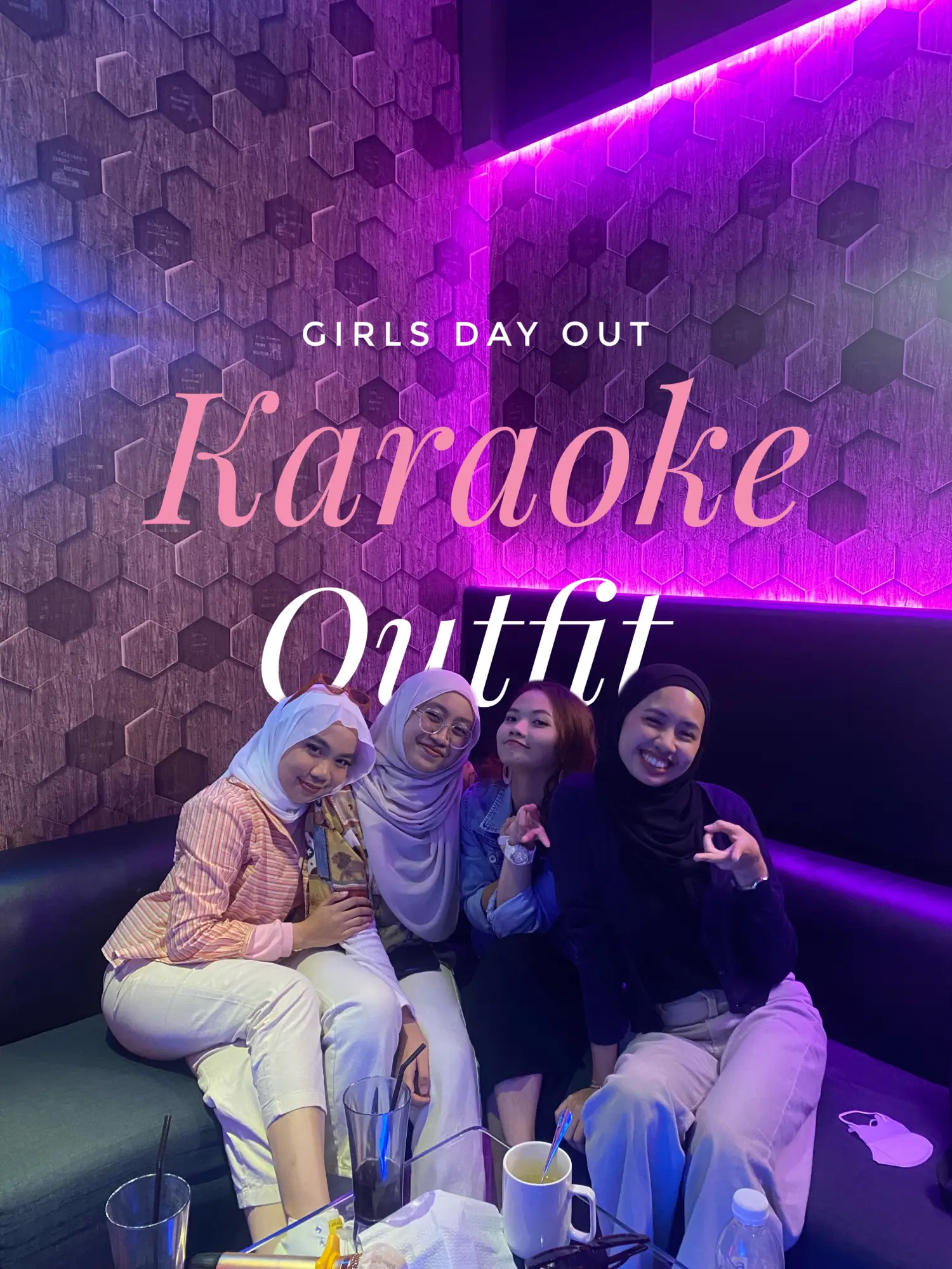 What I wear for a karaoke day out | Galeri disiarkan oleh Syahmina | Lemon8