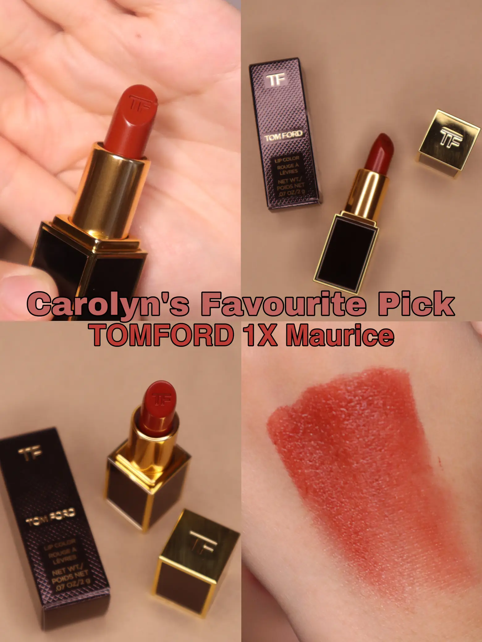 TOMFORD SATIN LIPSTICK - 1X MAURICE | Gallery posted by Carolyn See | Lemon8