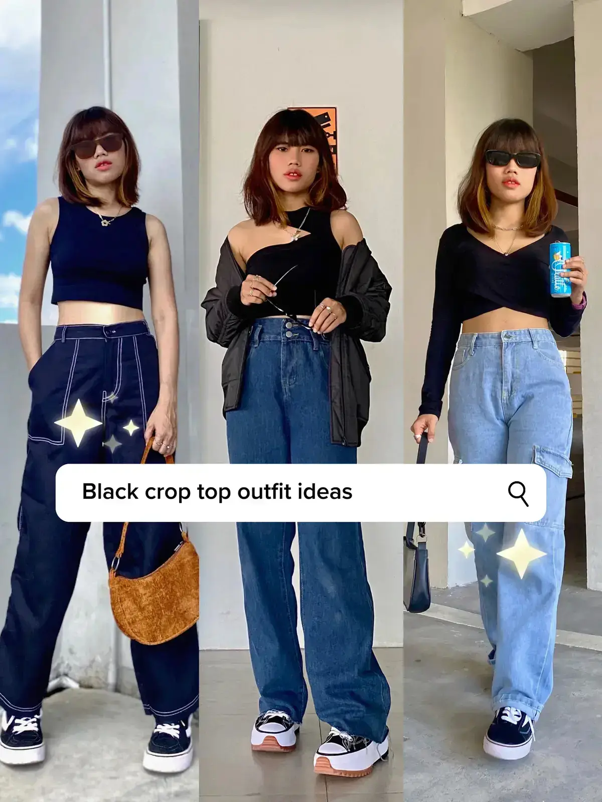 ? Black Crop Top Outfit Ideas? | Gallery posted by Diana Dian? | Lemon8