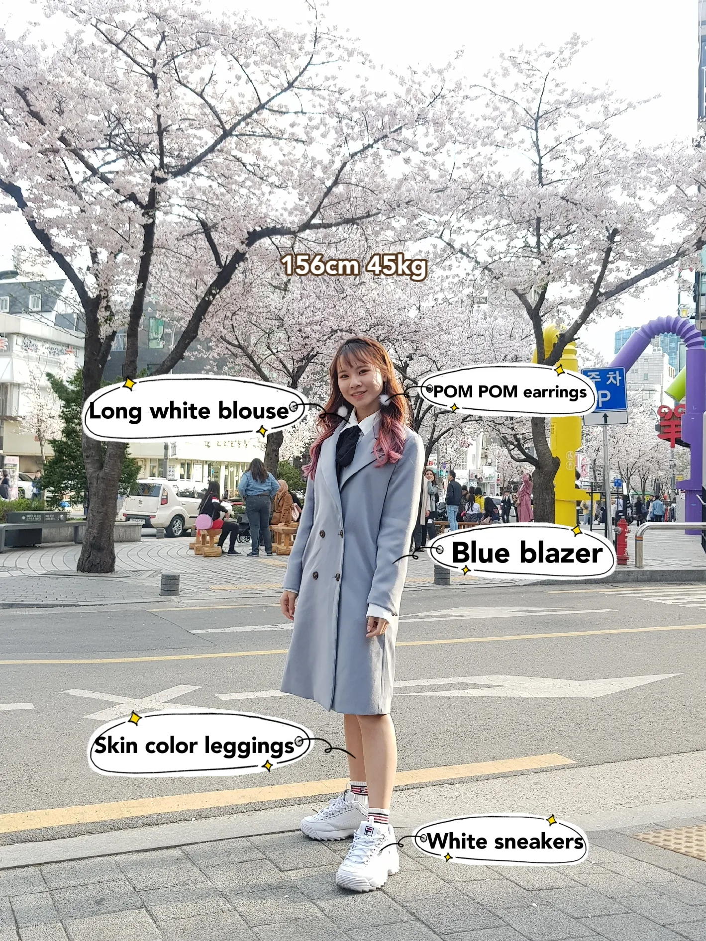 Spring in Korea-Outfit Details ? | Galeri disiarkan oleh Ylinn Chan |  Lemon8