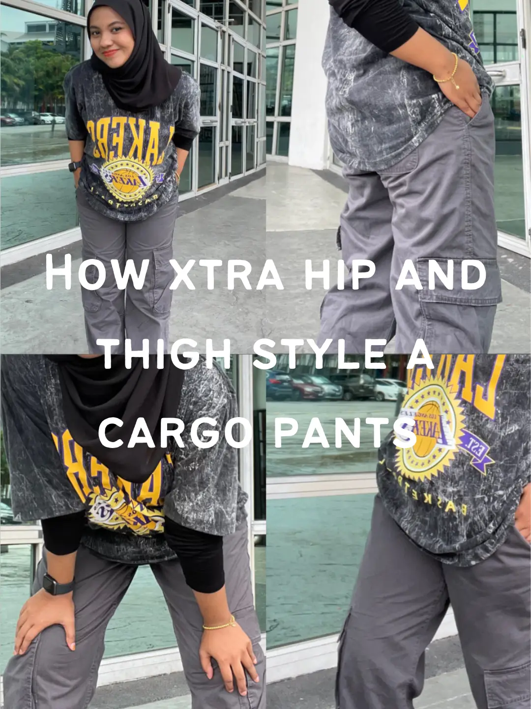 HOW TO STYLE CARGO PANTS FOR BIG HIPS AND THIGH | Galeri disiarkan oleh  Inang Sayuri | Lemon8