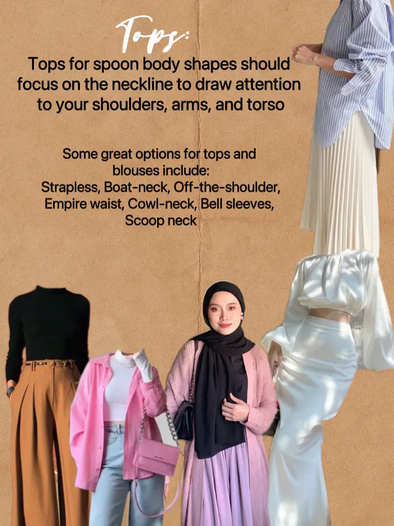best clothes for spoon body shape