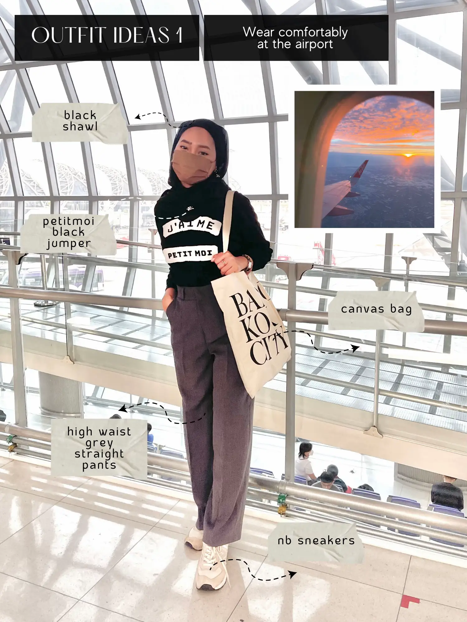 Bangkok OOTD - Travel Edition (Outfit Ideas) | Galeri disiarkan oleh  eeyasairi | Lemon8